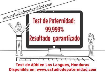 Test de ADN en Los Langues, Honduras